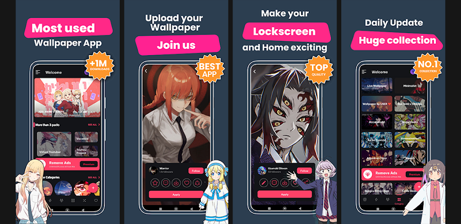 Anime Live Wallpapers vRonin 1.8.5 MOD APK (Premium Unlocked)