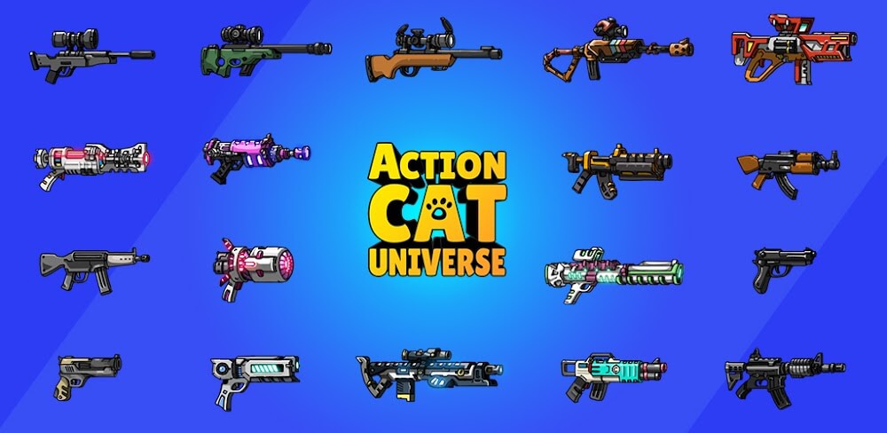 Action Cat v1.31 MOD APK (God Mode/Dumb Enemy)