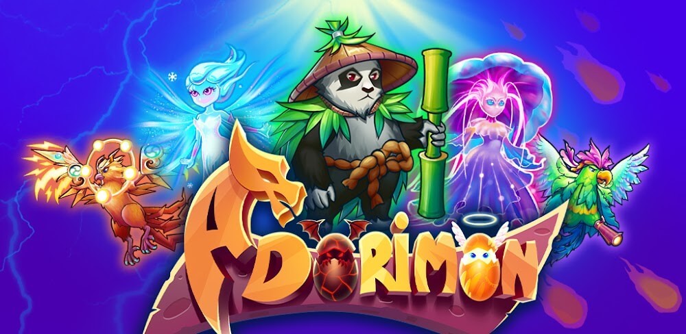 Adorimon MOD APK v1.1.1009 (Unlimited Resources, Free Card)