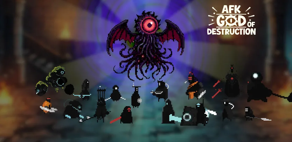 AFK God of Destruction IdleRPG v0.5.2 MOD APK (One Shot Kill)