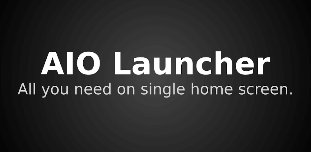 AIO Launcher v6.0.2 MOD APK (Premium Unlocked)