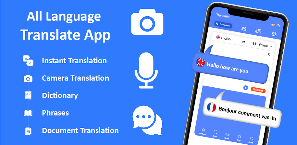 All Language Translate App v4.9 MOD APK (Premium Unlocked)