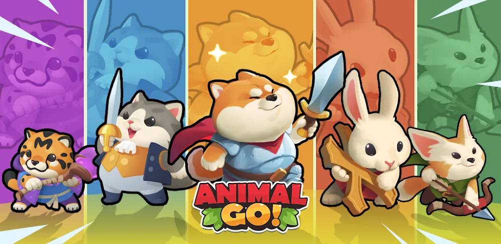 Animal Go! Idle RPG Games v0.1.4 MOD APK (Menu, High Rewards, Rage Bar Always Full)
