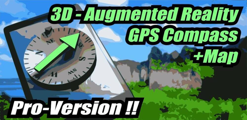 AR GPS Compass Map 3D Pro v1.8.6 APK (PAID/Patched)