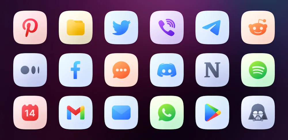 Ares Light: Pastel Icon Pack v2.1.1 APK (Full Version)