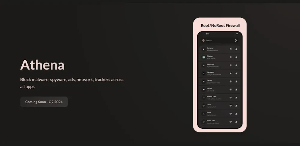 Athena: Firewall & Adblocker MOD APK v1.5 (Premium Unlocked)