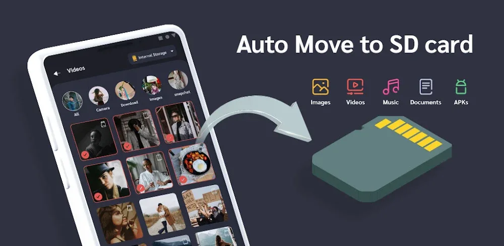 Auto Move To SD Card v3.0.7 MOD APK (Premium Unloked)
