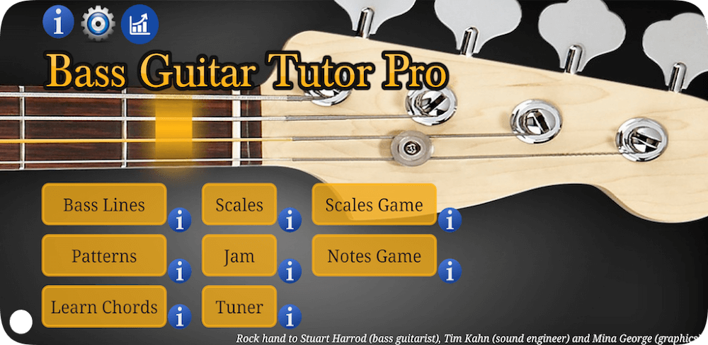 Bass Guitar Tutor Pro vNew Bass Lines MOD APK (Full Version)