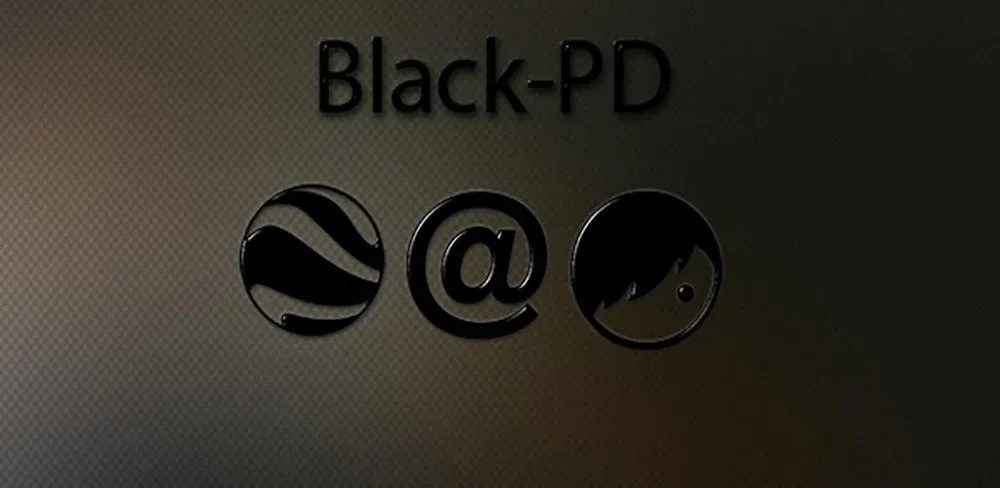 Black-PD Icon Pack v1.4 APK (Full Version)