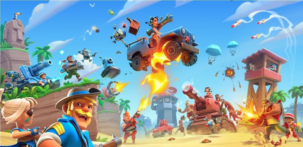 Boom Beach: Frontlines MOD APK v0.10.0.58307 (Unlimited Ammo, No reload)
