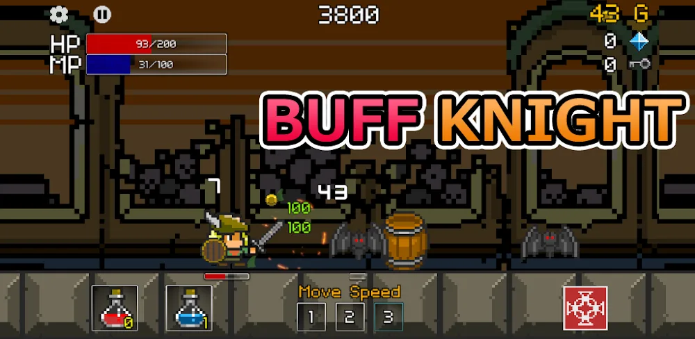 Buff Knight! – Idle RPG Runner v1.100 MOD APK (Menu, Unlimited Money, Mana)