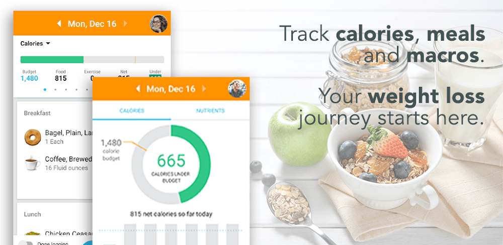 Calorie Counter by Lose It! v17.6.703 MOD APK (Subscribed Unlocked)