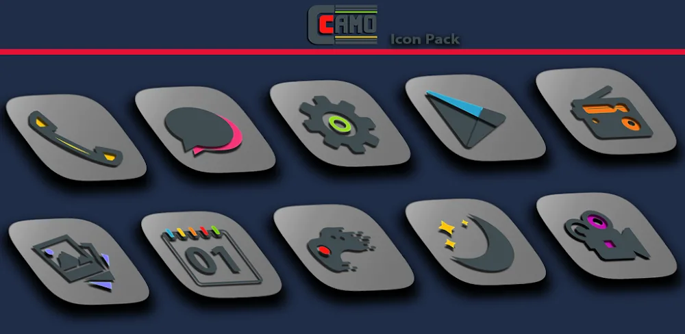 Camo Light Icon Pack v1.7.2 APK (Full Version)