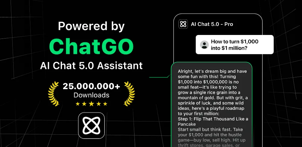 ChatGO – AI Chatbot Assistant v6.1.0.4 MOD APK (Premium Unlocked)