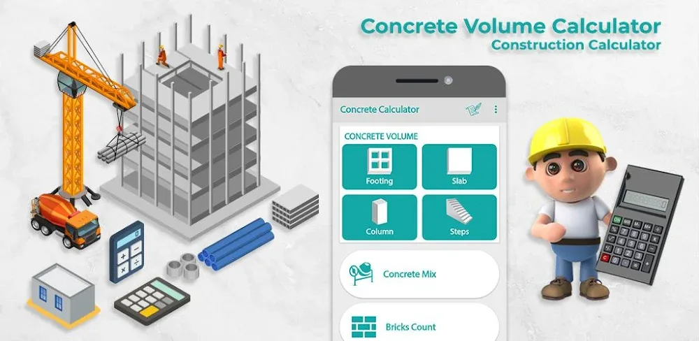 Civil Concrete Calculator v1.10 (Premium Unlocked)