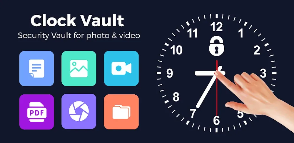 Clock Vault – Secret Folder v4.6.6 MOD APK (Premium Unlocked)