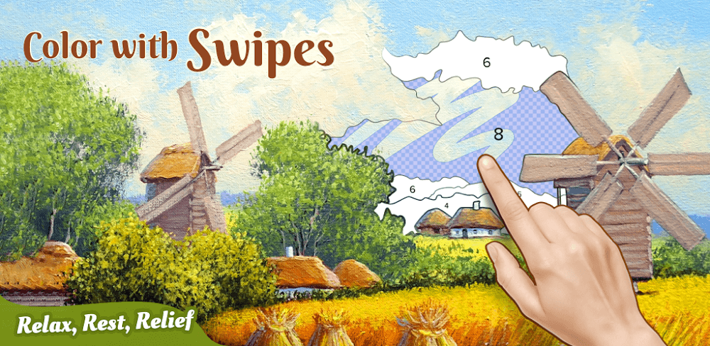 Colorswipes v5.1.20 MOD APK (Unlimited Hints)