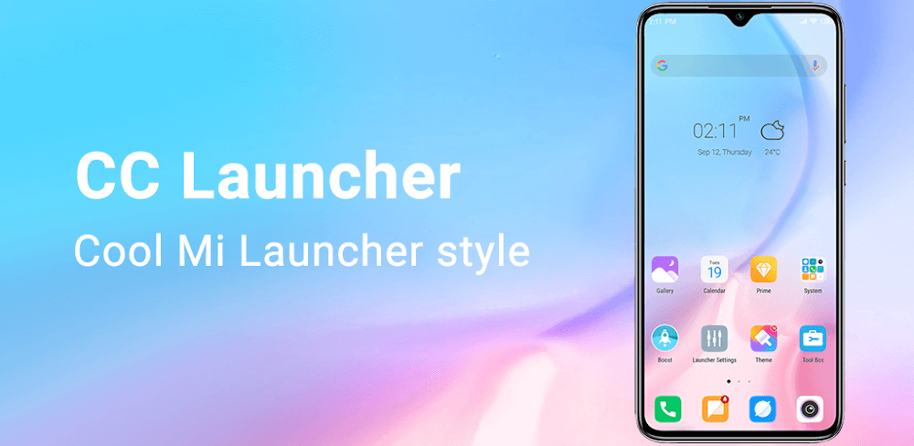 Cool Mi Launcher – CC Launcher v6.7 MOD APK (Premium Unlocked)