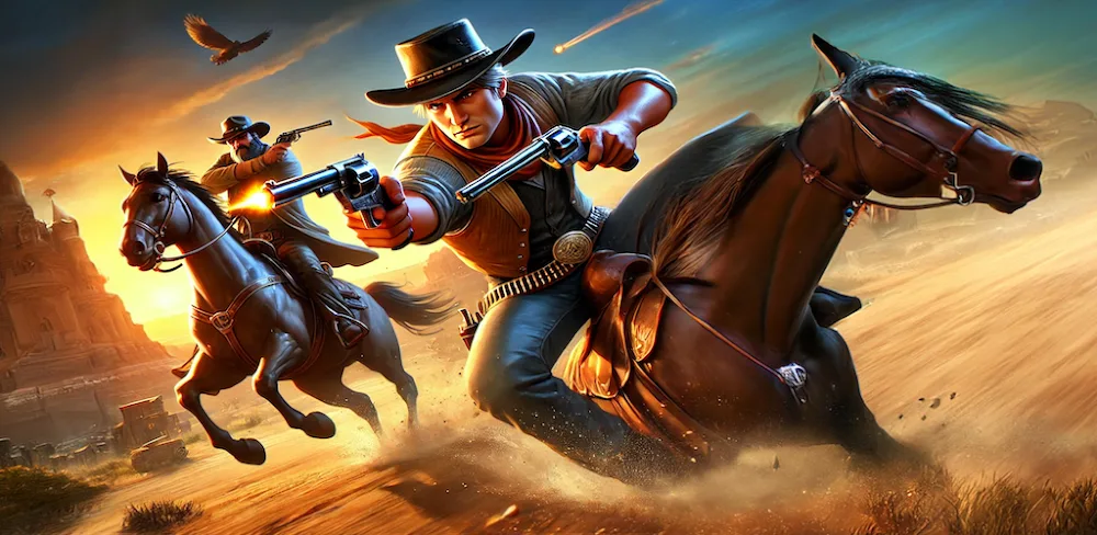 Cowboy Survival Horse Shooting v1.5 MOD APK (Mod Menu, 5 FEATURES)