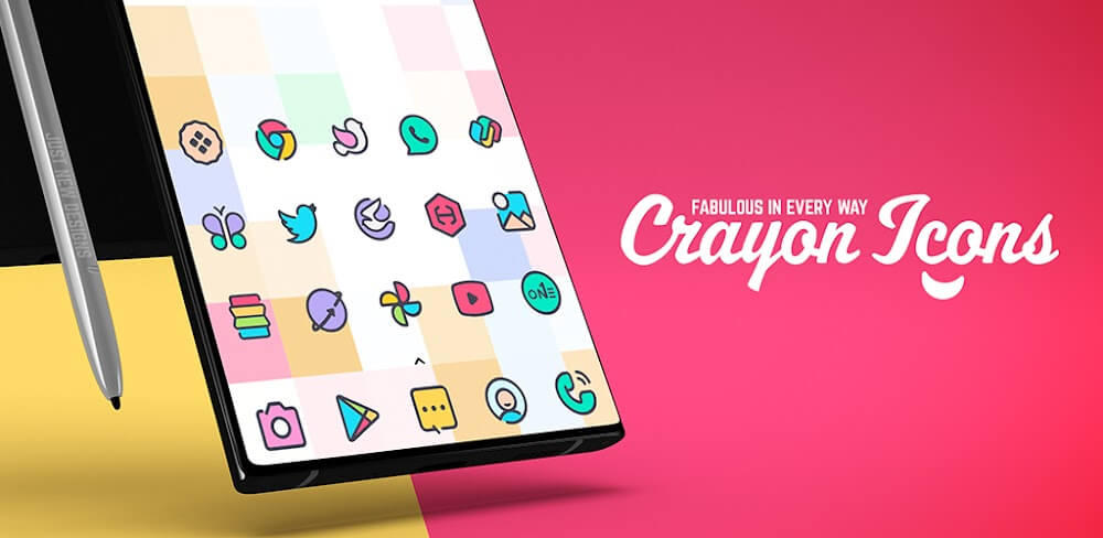 Crayon Icon Pack APK v6.8 (Full Version)