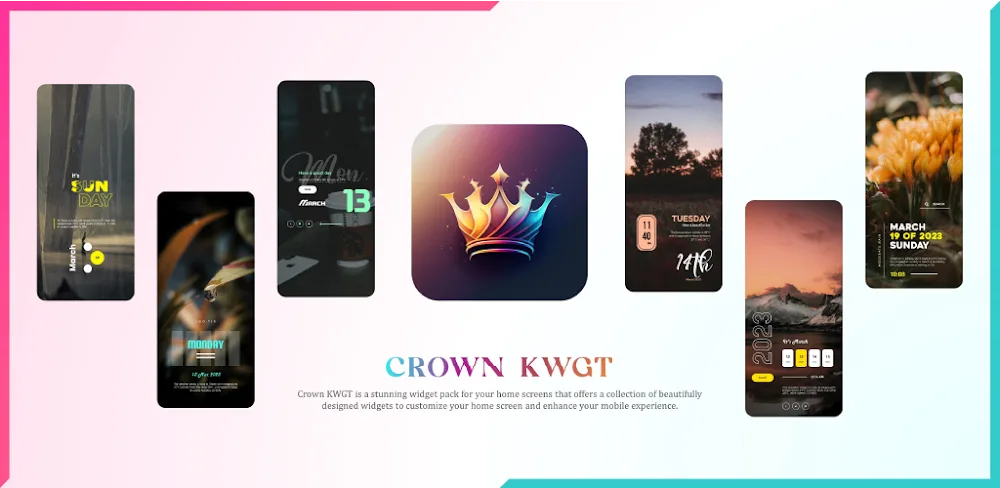 Crown KWGT v9.0.1 APK (Full Version)