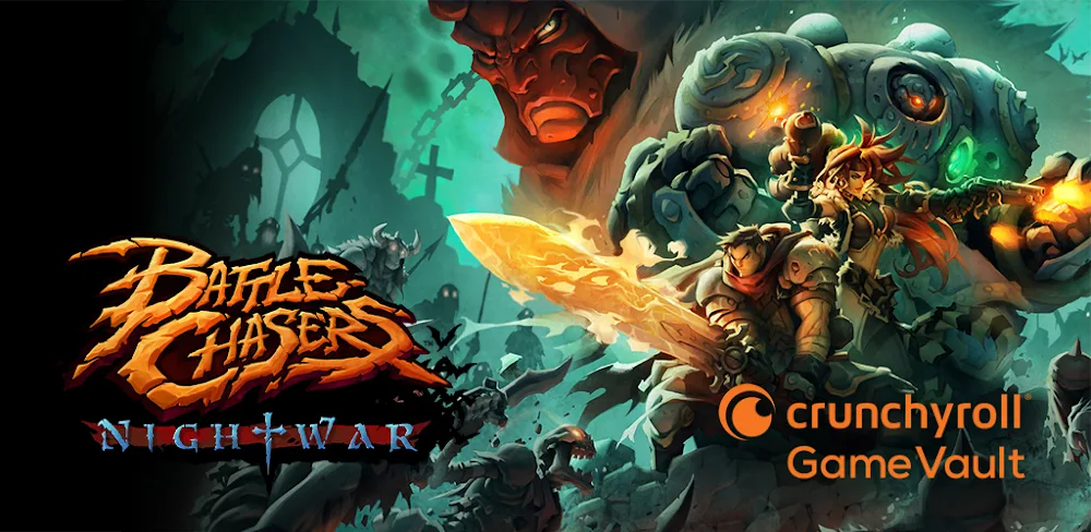 Crunchyroll: Battle Chasers v1.0.39 MOD APK (High Damage , God Mode)