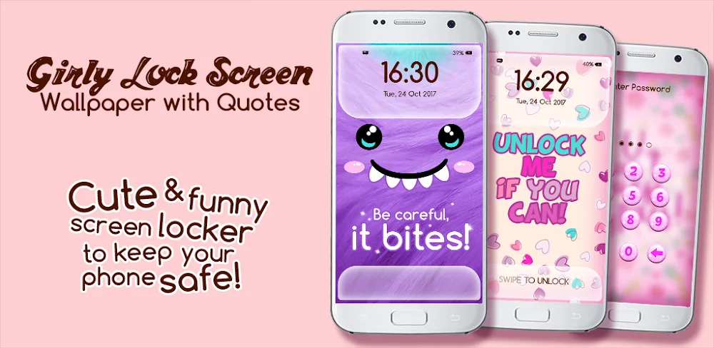 Cute Lock Screen & Wallpapers v5.1.0.1 MOD APK (Premium Unlocked)