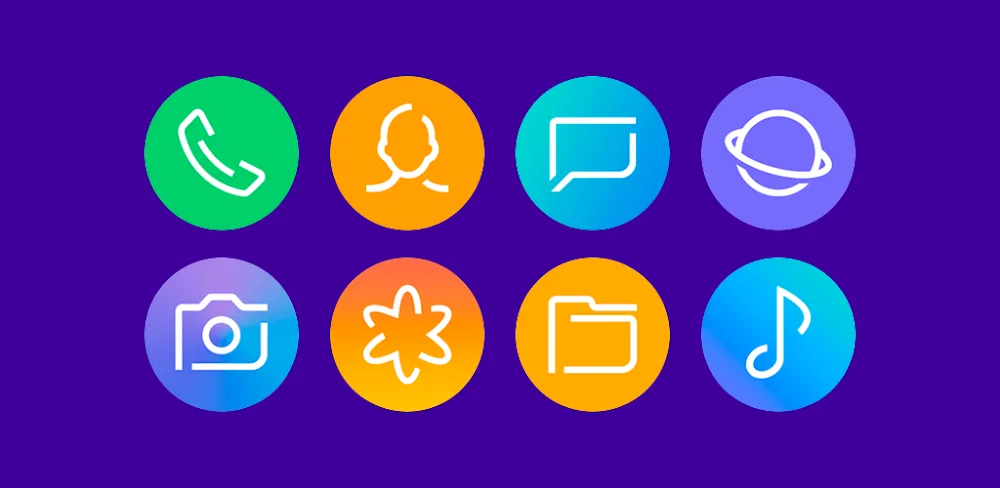 Delux – Icon pack (Round) v1.9.2 APK (Full Version)