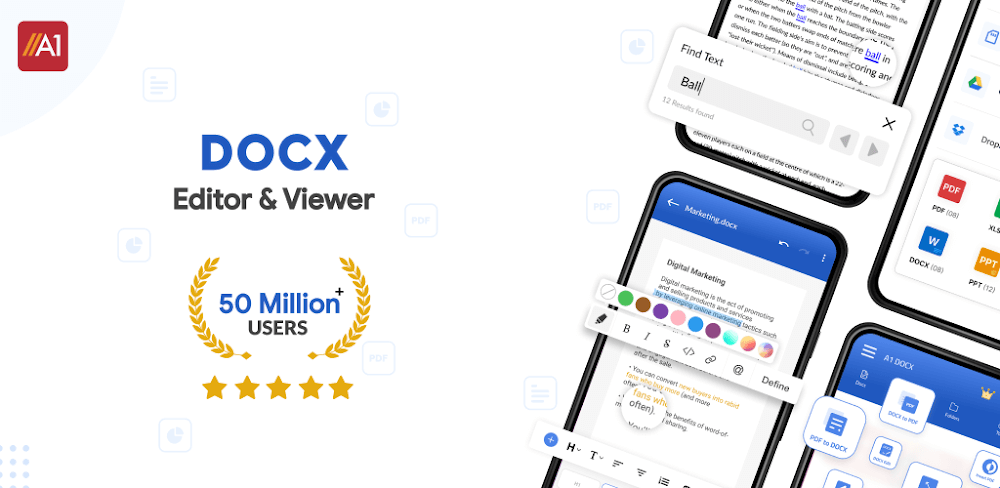 Docx Reader v6.2.0 MOD APK (Premium Unlocked)