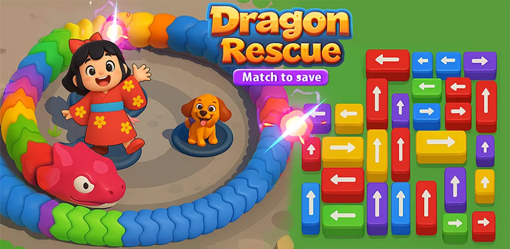 Dragon Rescue: Match to Save v1.1.31 MOD APK (Menu, Gem Multiplier, Unlocked No ADS)
