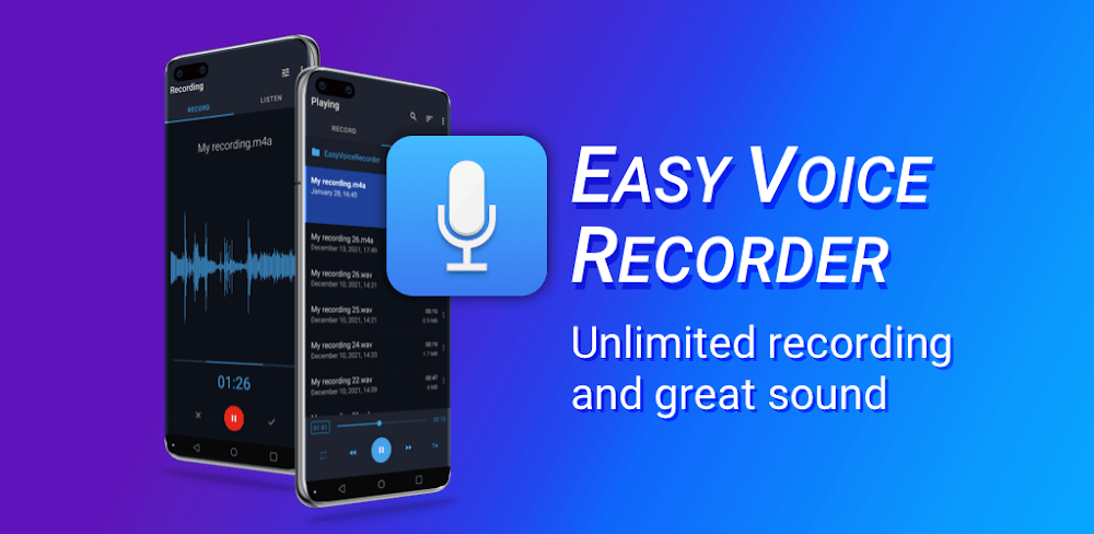 Easy Voice Recorder Pro v2.9.4 APK (Full Version)