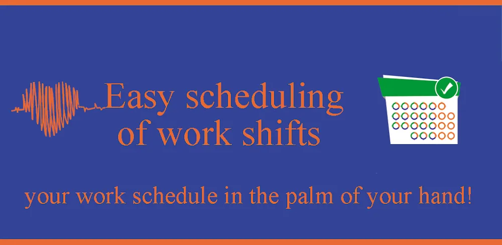 Easy work scheduling v1.8.0 MOD APK (Premium Unlocked)