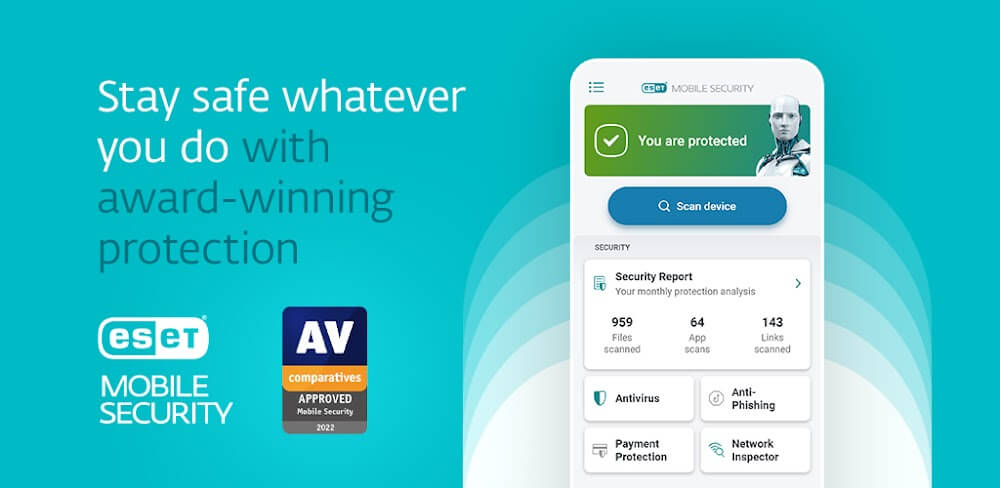 ESET Mobile Security Antivirus v11.1.19.0 MOD APK (Premium Unlocked)