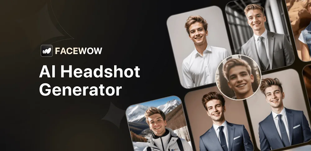 Facewow AI Headshot Generator v1.2.0.1 MOD APK (Premium Unlocked)