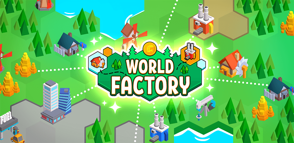 Factory World: Connect Map v1.63.1 MOD APK (Unlimited Coins)