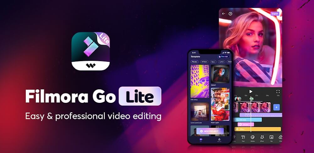 Filmora Lite v1.0.51 APK + MOD (VIP Unlocked)