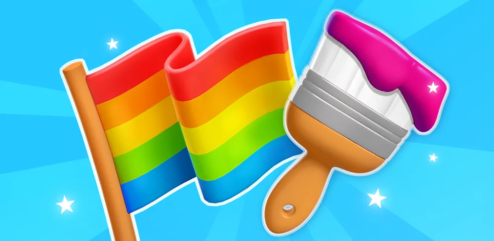 Flag Painters v2.17 MOD APK (Unlimited Gems, Unlocked All Characters )