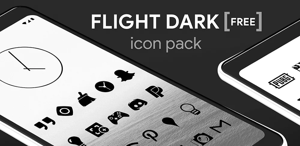 Flight Dark Pro – Icon Pack v3.6.7 APK (Full Version)
