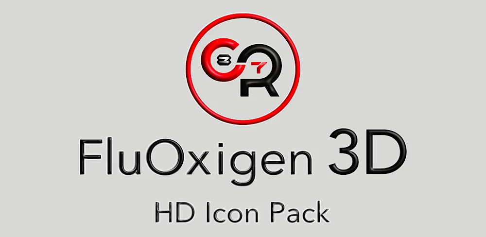 FluOxigen 3D – Icon Pack v5.9 APK (Full Version)