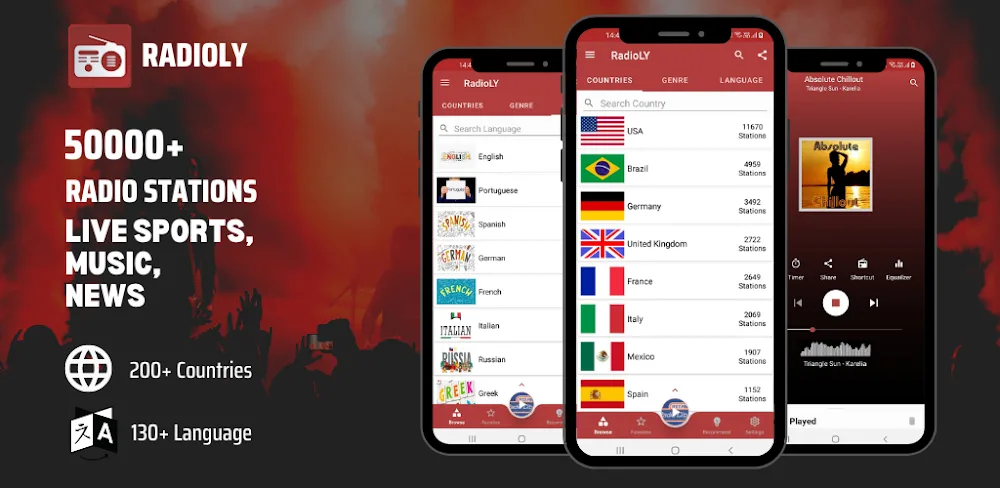 RadioLY v10.6.1 MOD APK (Premium Unlocked)