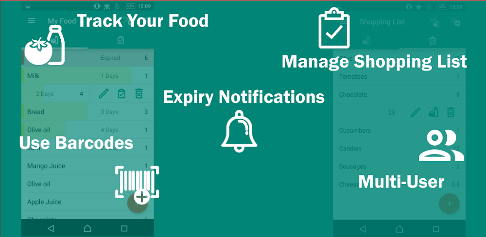 Food List Tracking & Shopping v1.0.35 MOD APK (Premium Unlocked)