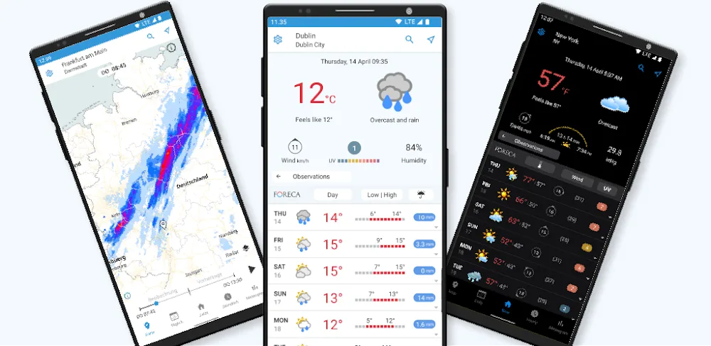 Foreca Weather & Radar v4.76.0 MOD APK (Premium Unlocked)
