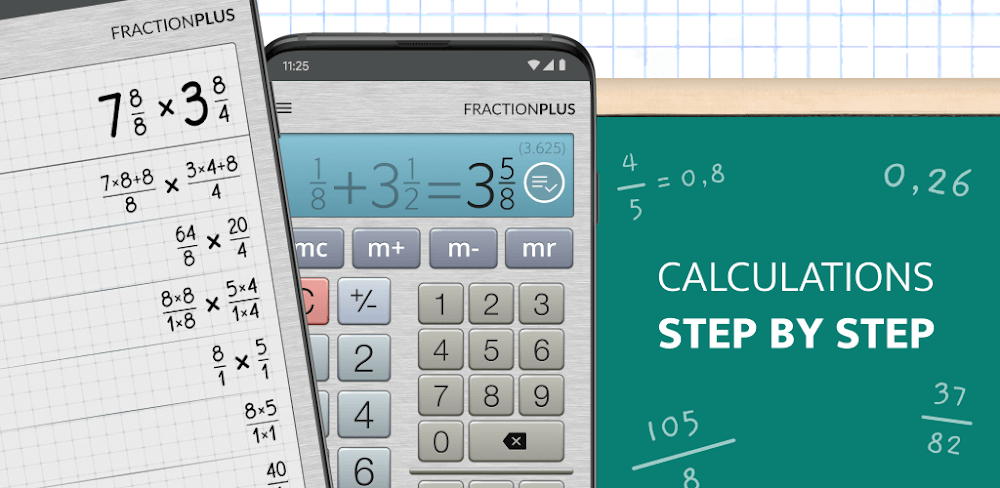 Fraction Calculator Plus v6.1.4 MOD APK (Premium Unlocked)