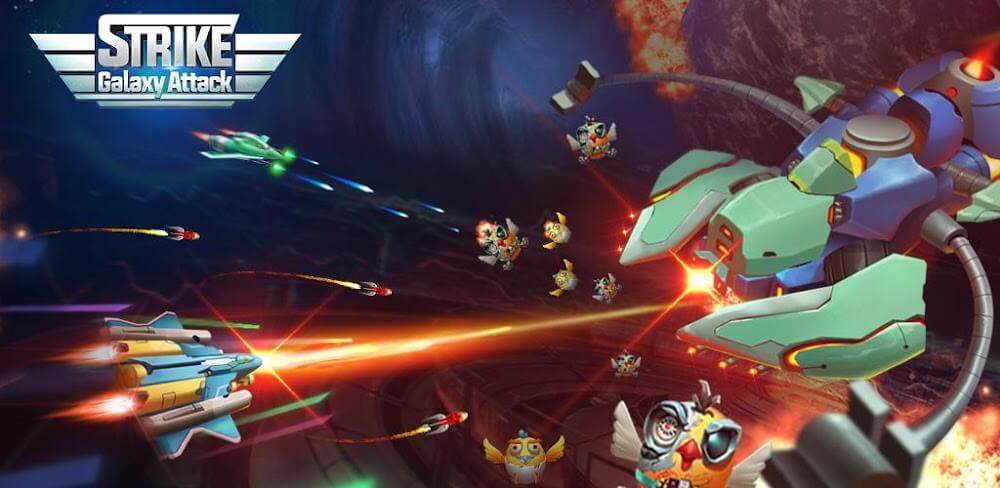 Galaxy Attack: Chicken Shooter v32.1 MOD APK (Unlimited Gold)