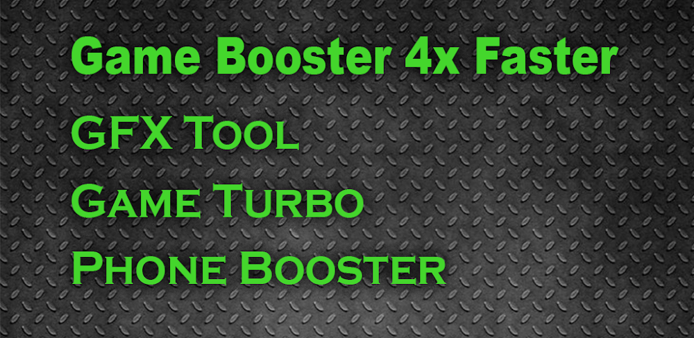 Game Booster 4x Faster v2.1.5 MOD APK (Premium Unlocked)