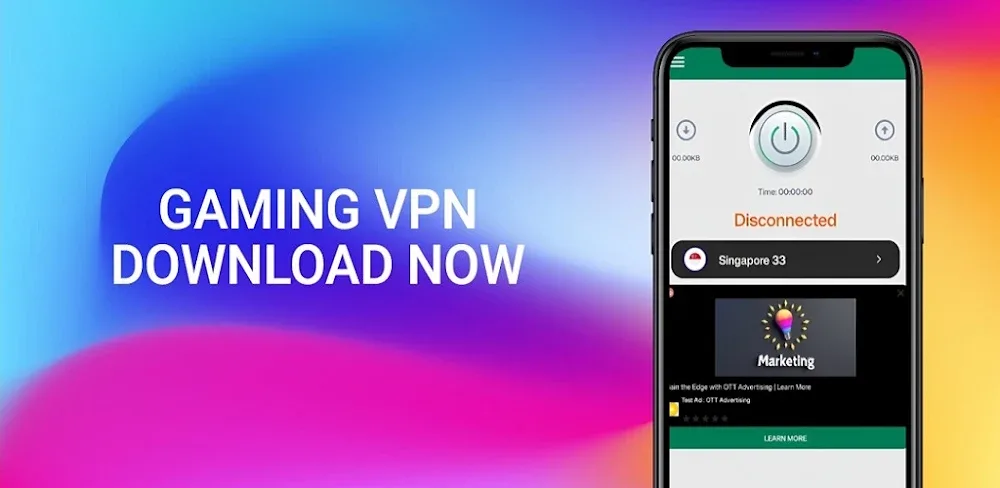 Gaming VPN – Lower Ping Vpn v50.25 MOD APK (Premium Unlocked)