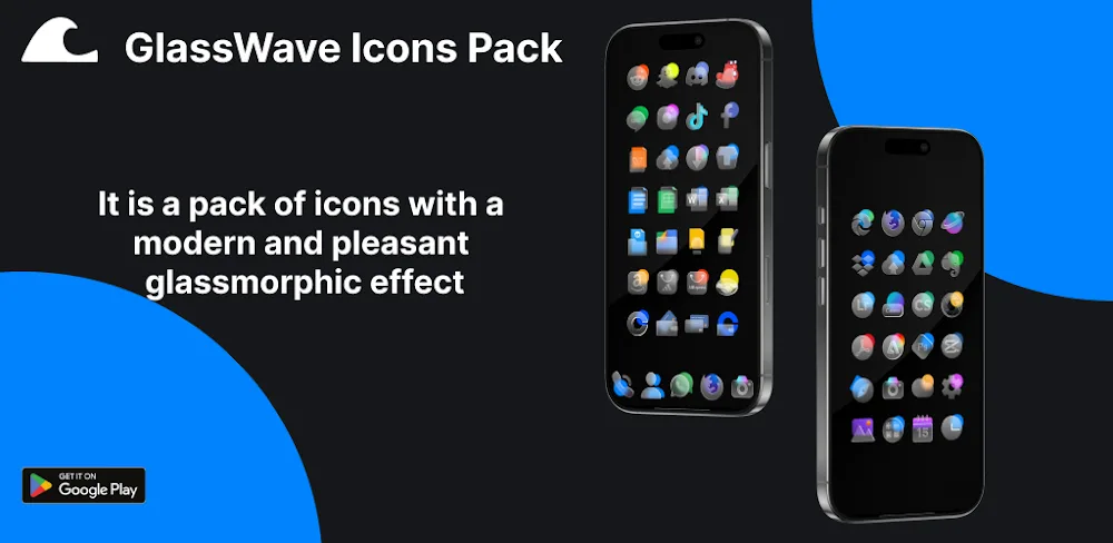 GlassWave Icons Pack v1.7 APK (Full Version)
