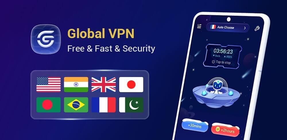 Global VPN v3.9.72 MOD APK (Premium Unlocked)