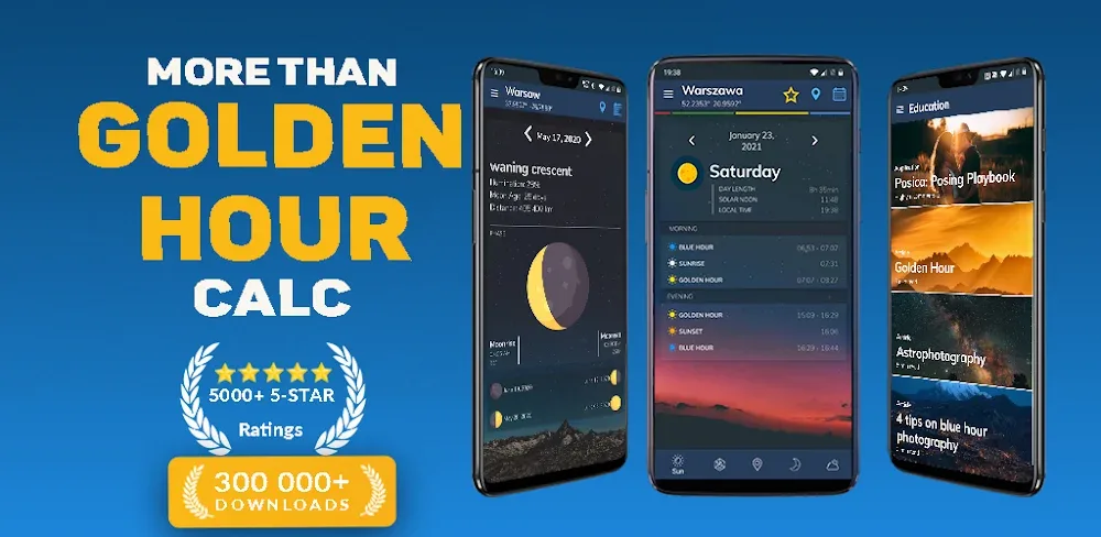 Golden Hour Sunset Photography v7.5.5 MOD APK (Premium Unlocked)
