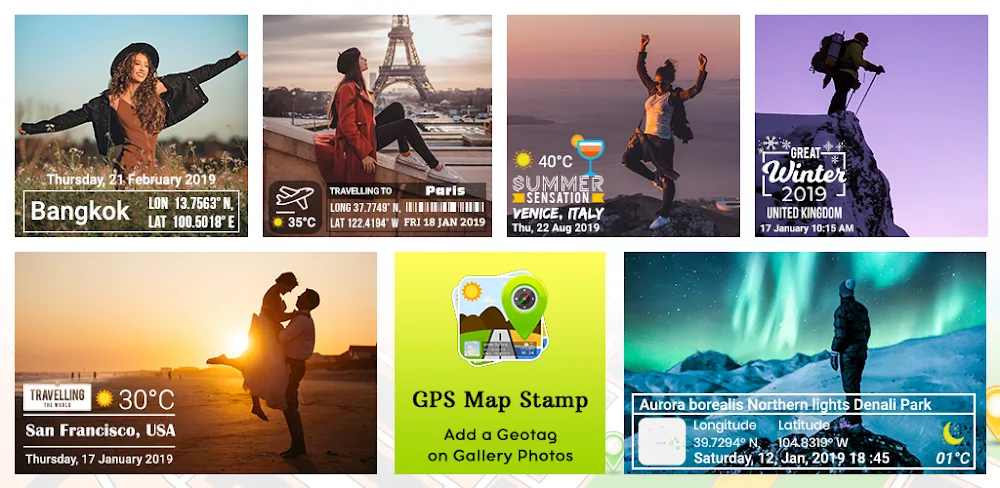 GPS Map Stamp Camera v1.9.9 MOD APK (Premium Unlock)